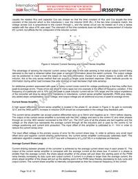 IR3507MTRPBF Datasheet Page 10