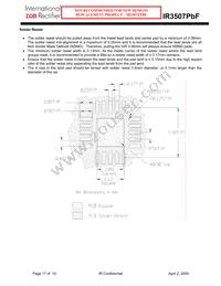 IR3507MTRPBF Datasheet Page 17