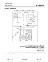 IR3507MTRPBF Datasheet Page 19