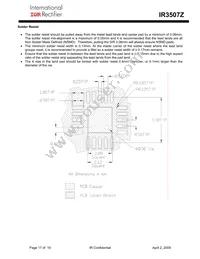 IR3507ZMTRPBF Datasheet Page 17