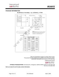 IR3507ZMTRPBF Datasheet Page 19