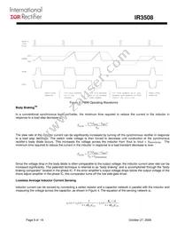 IR3508MTRPBF Datasheet Page 9