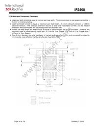 IR3508MTRPBF Datasheet Page 16