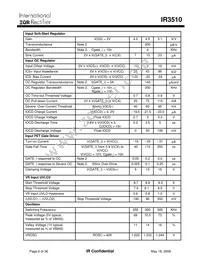 IR3510MTRPBF Datasheet Page 6