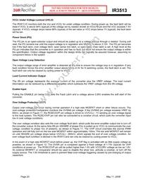 IR3513ZMTRPBF Datasheet Page 20