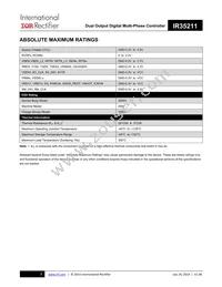 IR35211MTRPBF Datasheet Page 7