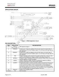 IR3523MTRPBF Datasheet Page 2