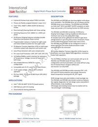 IR3538AMTRPBF Datasheet Cover