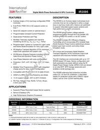 IR3595MTRPBF Datasheet Cover