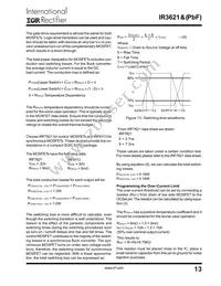 IR3621MTRPBF Datasheet Page 13