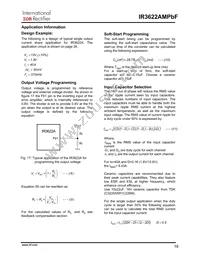 IR3622AMTRPBF Datasheet Page 18