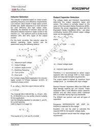 IR3622MTRPBF Datasheet Page 19