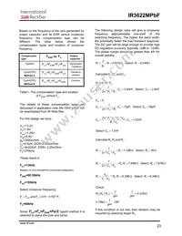 IR3622MTRPBF Datasheet Page 23