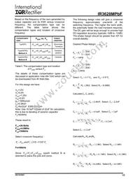 IR3628MTRPBF Datasheet Page 16