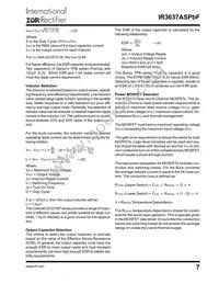 IR3637ASTRPBF Datasheet Page 7