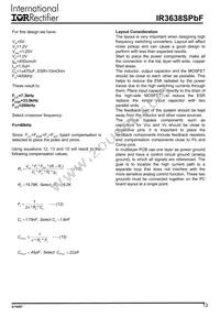 IR3638STRPBF Datasheet Page 13