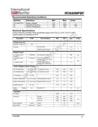 IR3640MTRPBF Datasheet Page 5