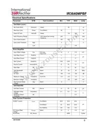 IR3640MTRPBF Datasheet Page 6