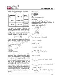 IR3640MTRPBF Datasheet Page 21