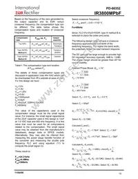 IR3800MTR1PBF Datasheet Page 15