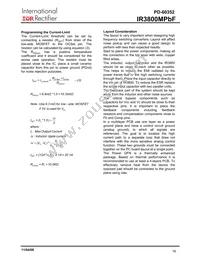 IR3800MTR1PBF Datasheet Page 16