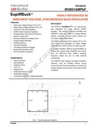 IR3801AMTRPBF Datasheet Cover