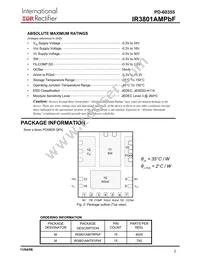 IR3801AMTRPBF Datasheet Page 2