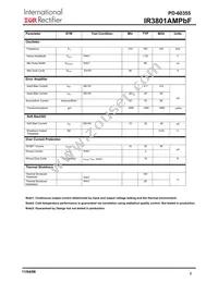 IR3801AMTRPBF Datasheet Page 6