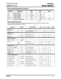 IR3811MTR1PBF Datasheet Page 5