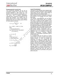 IR3812MTR1PBF Datasheet Page 16