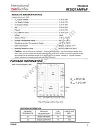 IR3821AMTR1PBF Datasheet Page 2