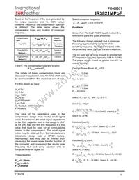 IR3821MTR1PBF Datasheet Page 15