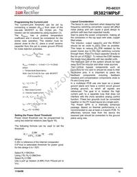 IR3821MTR1PBF Datasheet Page 16