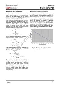 IR3856WMTRPBF Datasheet Page 17