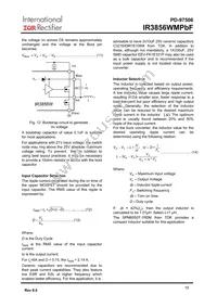 IR3856WMTRPBF Datasheet Page 19