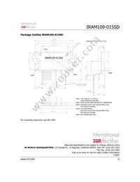 IRAM109-015SD Datasheet Page 15