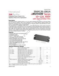 IRAM136-1061A Datasheet Cover