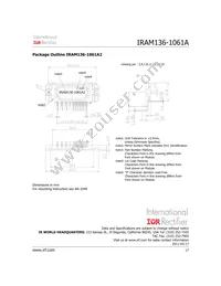 IRAM136-1061A Datasheet Page 17