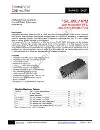 IRAM630-1562F2 Datasheet Cover