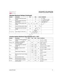 IRAMS10UP60B-4 Datasheet Page 3