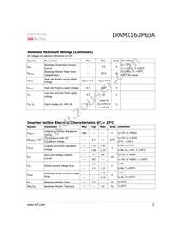 IRAMX16UP60A-2 Datasheet Page 3