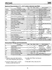 IRC540PBF Datasheet Page 2