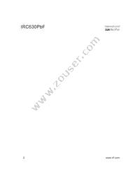 IRC630PBF Datasheet Page 2