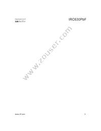 IRC630PBF Datasheet Page 3