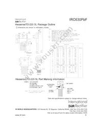 IRC630PBF Datasheet Page 9