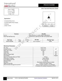 IRD3CH42DB6 Datasheet Cover