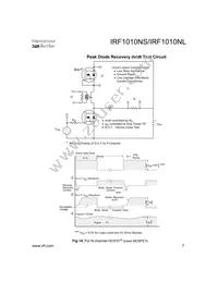 IRF1010NSTRR Datasheet Page 7