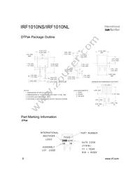 IRF1010NSTRR Datasheet Page 8