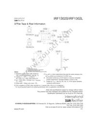 IRF1302S Datasheet Page 11