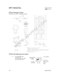 IRF1405ZTRR Datasheet Page 10